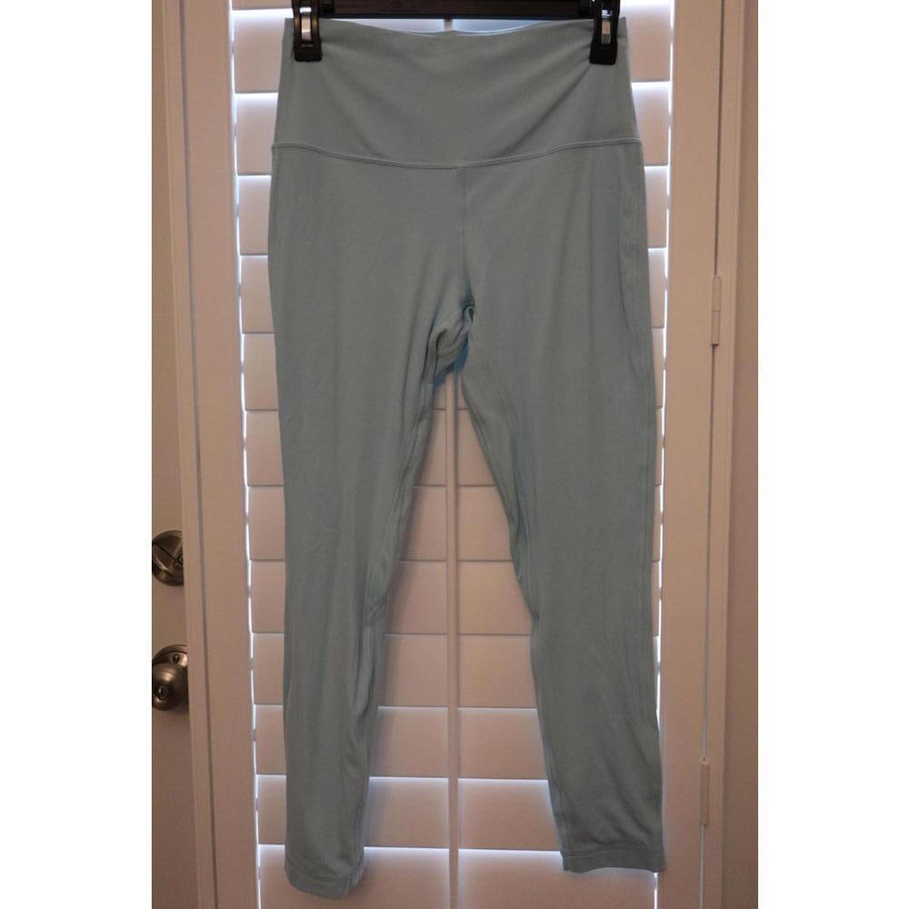 Lululemon‎ Align High-Rise Pant 25" in a light blue shade, size 8